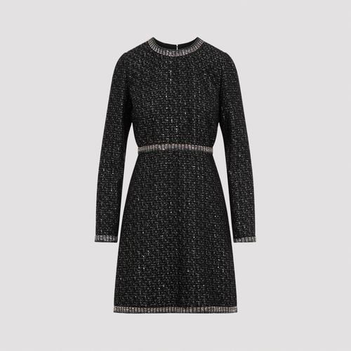 Bouclé Micro Sequins Mini Dress - Giambattista Valli - Modalova