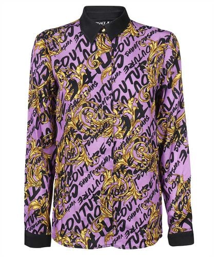 Printed Viscose Shirt - Versace Jeans Couture - Modalova