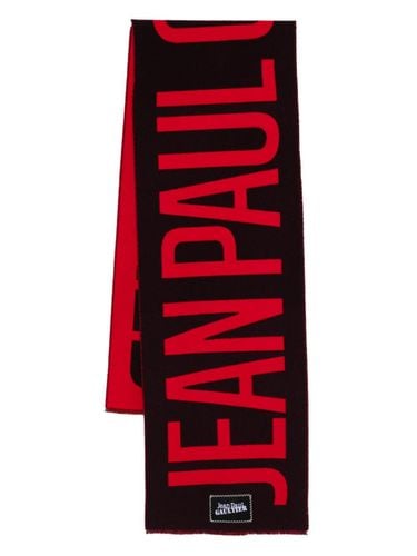 Wool Scarf With Logo - Jean Paul Gaultier - Modalova