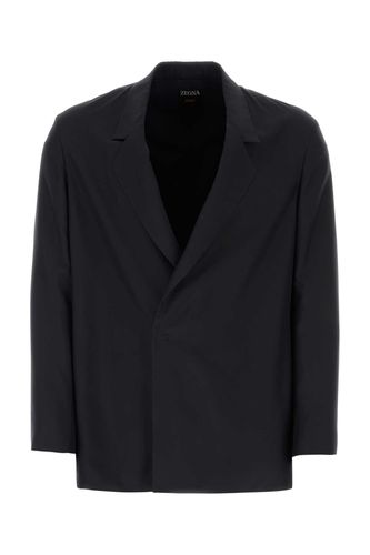 Zegna Black Silk Blazer - Zegna - Modalova