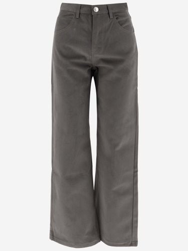 Cotton Flared Pants - Ami Alexandre Mattiussi - Modalova