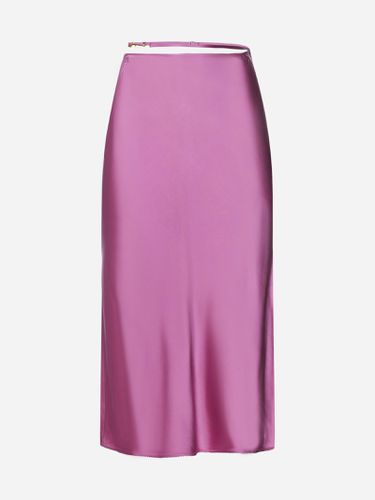 Jacquemus Notte Satin Midi Skirt - Jacquemus - Modalova