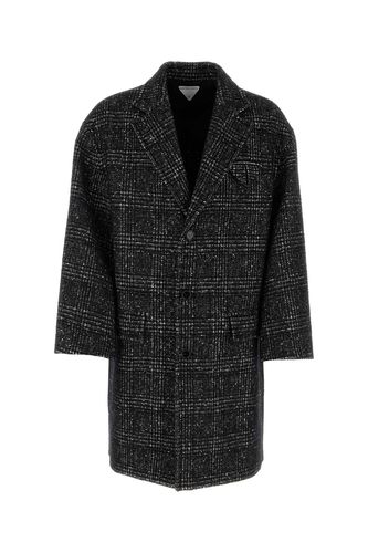 Embroidered Wool Blend Coat - Bottega Veneta - Modalova