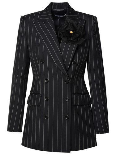 Virgin Wool Blazer - Dolce & Gabbana - Modalova