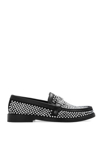 Moschino Bejewelled Loafers - Moschino - Modalova