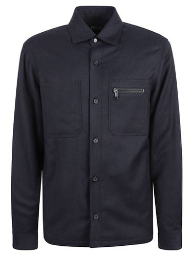 Zegna Pocket Detail Buttoned Shirt - Zegna - Modalova