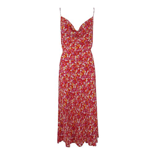 Jacquard Flower Printed Midi Dress - Rotate by Birger Christensen - Modalova