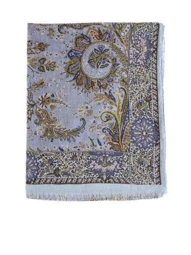 Paisley Scarf In Cashmere Blend - Etro - Modalova