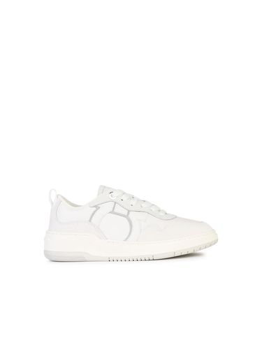 Dania Leather Sneakers - Ferragamo - Modalova