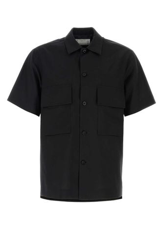 Sacai Black Polyester Blend Shirt - Sacai - Modalova