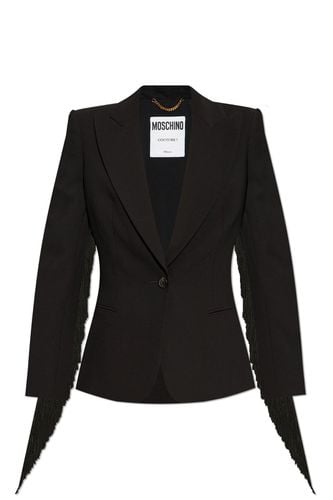 Moschino Fringe Detailed Blazer - Moschino - Modalova