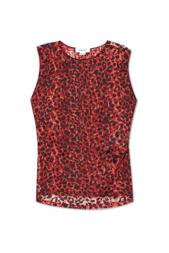 Leopard Printed Sleeveless Top - Alexander McQueen - Modalova