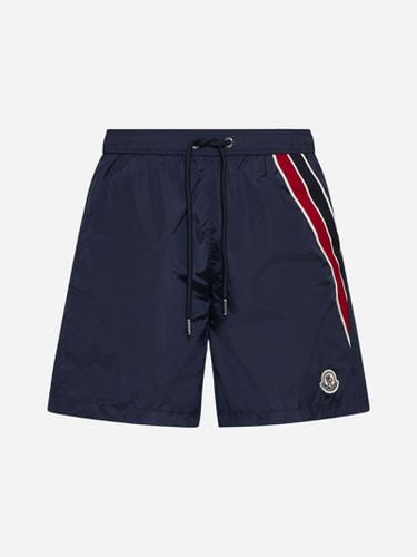 Moncler Logo Swim Shorts - Moncler - Modalova