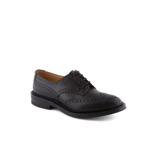 Bourton Black Box Calf Derby Shoe (dainite Sole) - Tricker's - Modalova