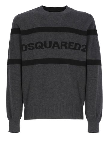 Dsquared2 Sweater With Logo - Dsquared2 - Modalova