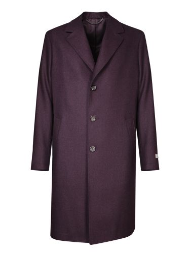 Canali Bordeaux Wool Coat - Canali - Modalova