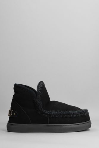 Eskimo Sneaker Low Heels Ankle Boots In Suede - Mou - Modalova