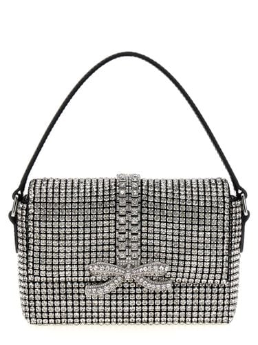 Rhinestone Chainmail Micro Handbag - self-portrait - Modalova