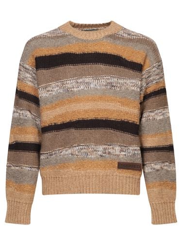 Multicolor Striped Sweater - Dsquared2 - Modalova