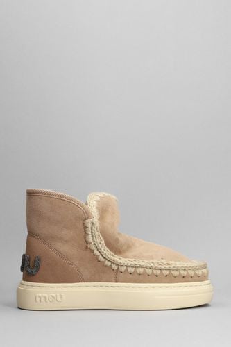 Eskimo Sneaker Low Heels Ankle Boots In Suede - Mou - Modalova