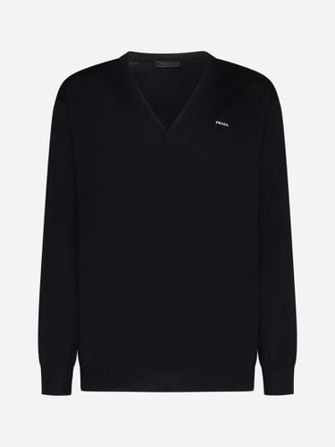 Prada Logo Cotton Sweater - Prada - Modalova