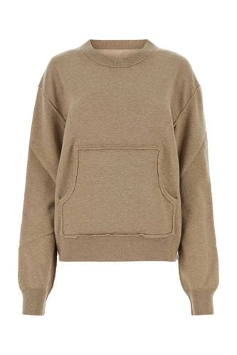 Melange Cappuccino Wool Blend Sweater - Maison Margiela - Modalova