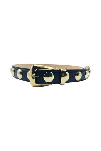 Benny Belt With Stud Gold Buckle - Khaite - Modalova