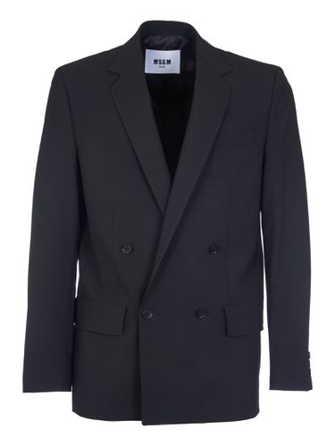 Double-breasted Formal Dinner Jacket - MSGM - Modalova