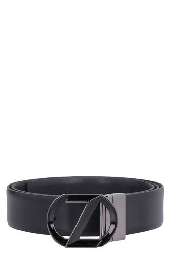 Z Zegna Reversible Leather Belt - Z Zegna - Modalova