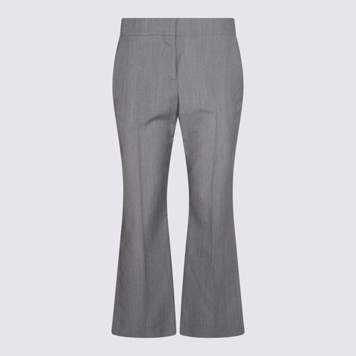 Alexander McQueen Grey Wool Pants - Alexander McQueen - Modalova