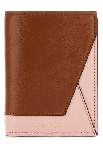 Marni Two-tone Leather Wallet - Marni - Modalova