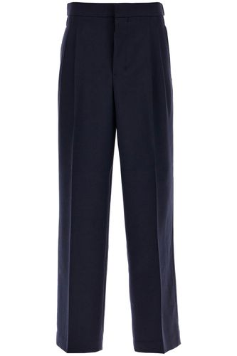 Large Fit Wool Gabardine Trousers - Ami Alexandre Mattiussi - Modalova