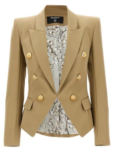 Balmain Beige Cotton Blazer - Balmain - Modalova