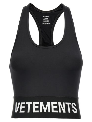 VETEMENTS logo Sports Sporty Top - VETEMENTS - Modalova