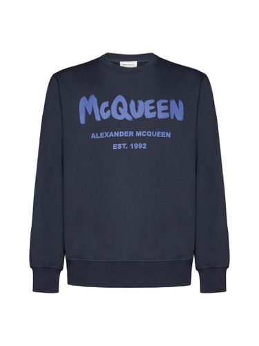 Cotton Logo Sweatshirt - Alexander McQueen - Modalova