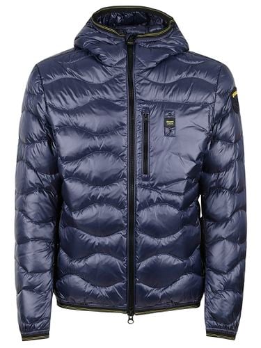 Blauer Pocket Zip Quilted Jacket - Blauer - Modalova