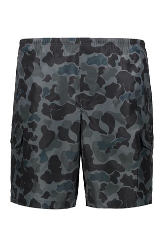 Palm Angels Printed Swim Shorts - Palm Angels - Modalova