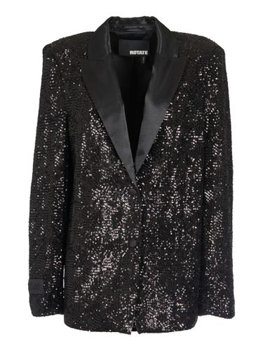 Single-breasted Bead Embellished Blazer - Rotate by Birger Christensen - Modalova