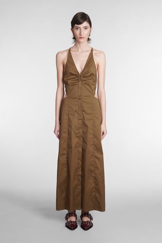 Ganni Stretch Cotton Maxi Dress - Ganni - Modalova