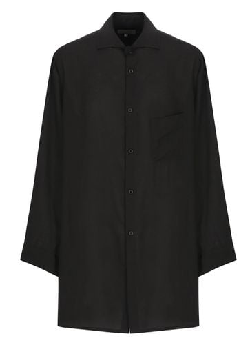 Yohji Yamamoto Cellulose Overshirt - Yohji Yamamoto - Modalova