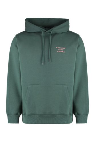 Slogan Hooded Sweatshirt - Drôle de Monsieur - Modalova