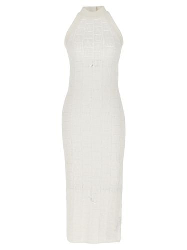 Balmain Monogrammed Knit Dress - Balmain - Modalova