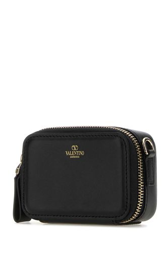 Black Leather Wallet - Valentino Garavani - Modalova