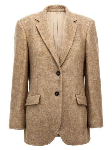 Single-breasted Mohair Blazer - Brunello Cucinelli - Modalova