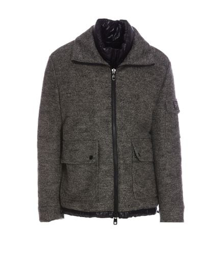 Plaque Logo Down Jacket - Dolce & Gabbana - Modalova