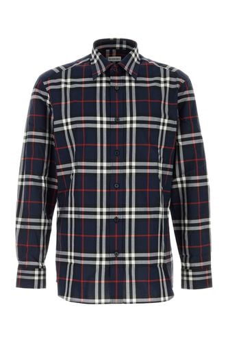 Burberry Embroidered Poplin Shirt - Burberry - Modalova