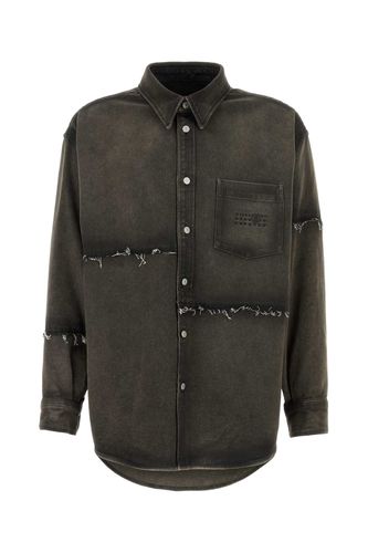 Charcoal Denim Shirt - MM6 Maison Margiela - Modalova