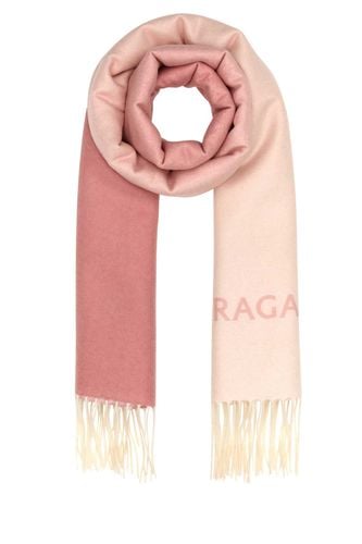 Ferragamo Pink Cashmere Scarf - Ferragamo - Modalova