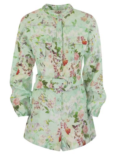 Hanniel - Playsuit With Flower Pattern - MC2 Saint Barth - Modalova