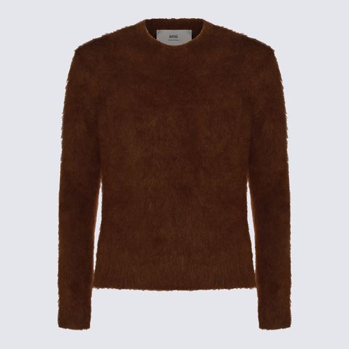 Brown Wool Knitwear - Ami Alexandre Mattiussi - Modalova